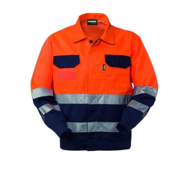 Giubbetto Bicolore Hi-Vis Arancio-Blu