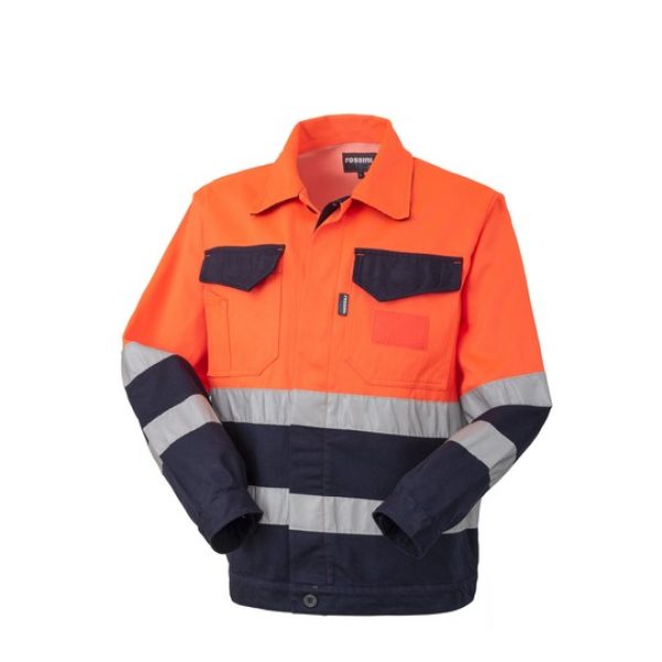 Giubbetto invernale Hi-Vis Arancio-Blu