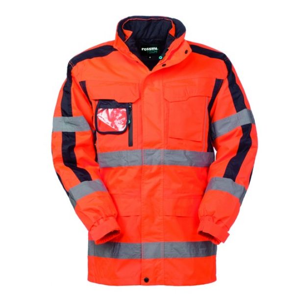 Parka Fresnel Hi-Vis Arancio-Blu